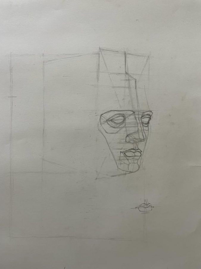 Woman's head