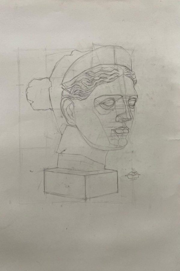 Woman's head